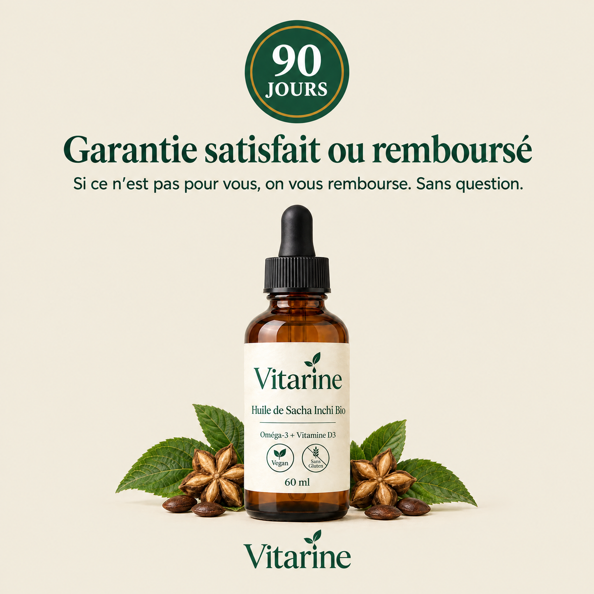 Garantie satisfait ou remboursé de 90 jours